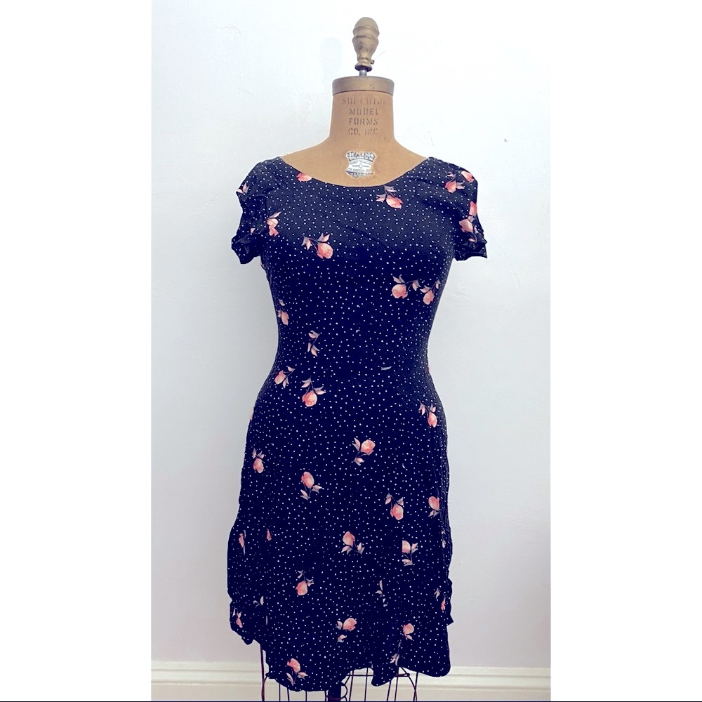H&M floral dot dress 6